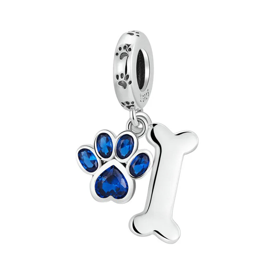Charm Huellita Azul
