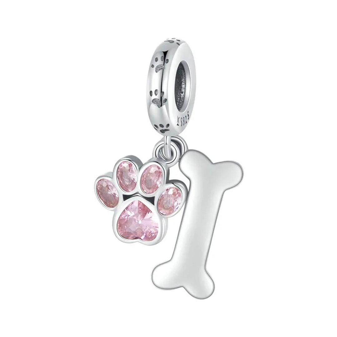Charm Huellita Rosa