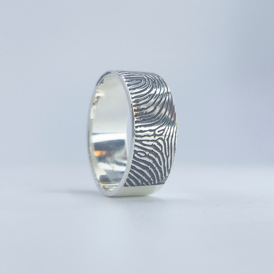 Anillo Personalizado con Huella dactilar