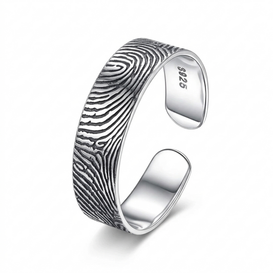 Anillo Personalizado con Huella dactilar