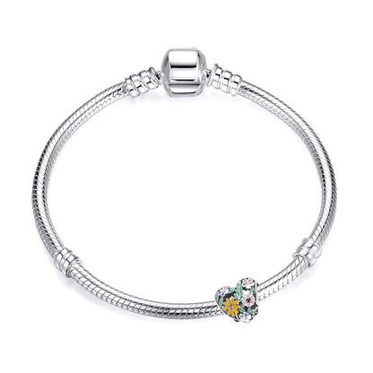 Charm Corazón con Flores 01